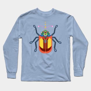 Insect Geometric Design Long Sleeve T-Shirt